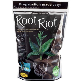 Root Riot 50 Stück organische Stecklingswürfel kompostbasiert vorbefeuchtet | Stecklinge / Keimung