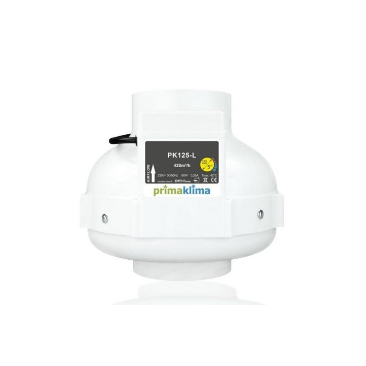 Prima Klima 360 m³/h Ø 125 mm  1 - Extracteurs
