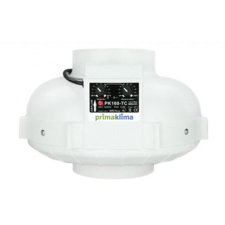 Prima Klima 800m³/h Ø160mm Thermostat Wandhalterung 110W | Ventilatoren
