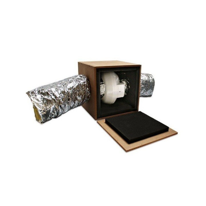 Caisson Insonorisant 150mm raccord extracteur ventilation | Caisson Insonorisant