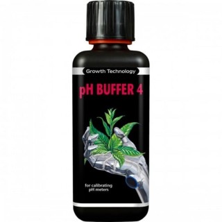 pH Buffer 4 Growth Technology 300ml saure Kalibrierlösung Messgerät | PH / EC Kontrolle