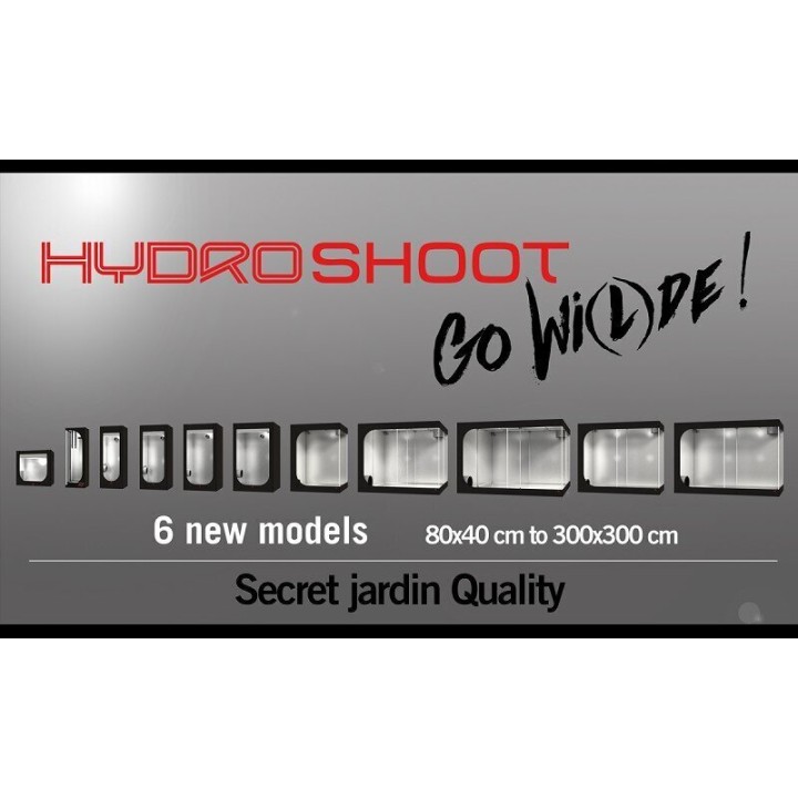 Hydro Shoot 150x150x200 intérieur réflecteur Mylar lumineux | Secret Jardin