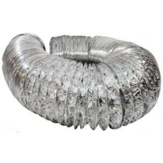 Alu-Dec 152mm 10m flexibler Aluschlauch Ventilator Filteranschluss | Schläuche