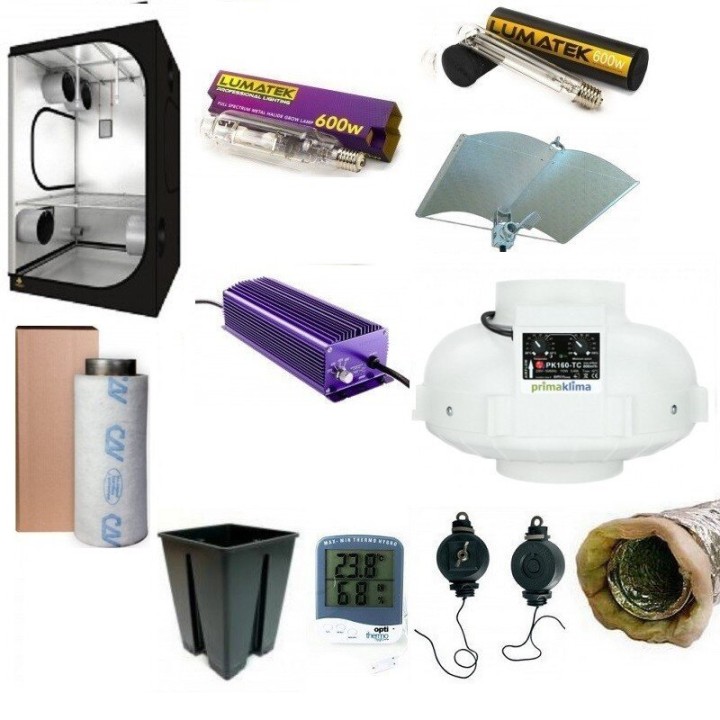 Deluxe-Set Dark Street 120 600W Philips Greenpower Optilight | Beleuchtungspaket