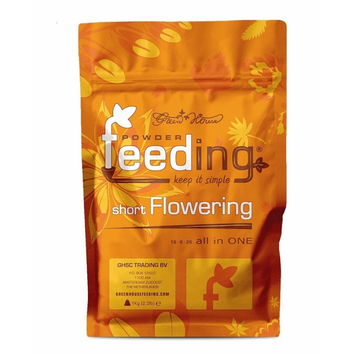 Green House Short Flowering 1kg Kurzblüte Komplettformel Profi-Beutel | Green House Powder