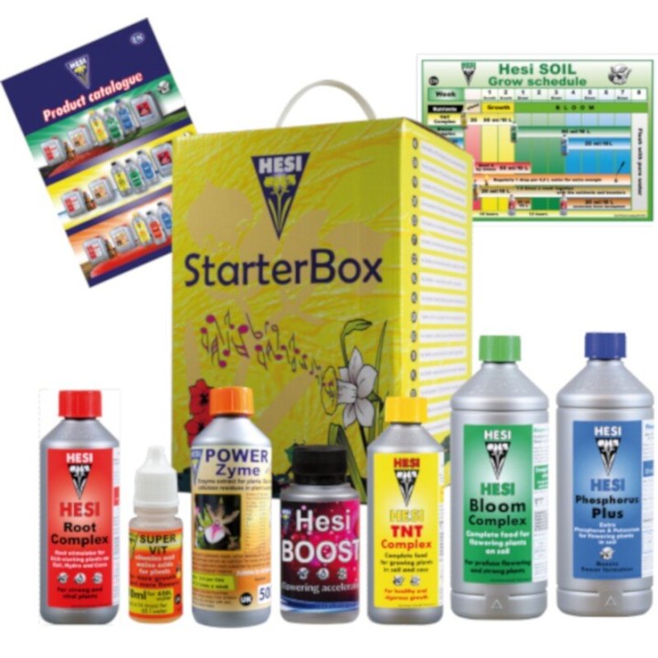Hesi StartersBox Terre Racine SuperVit PowerZym TNT Bloom complet | Hesi
