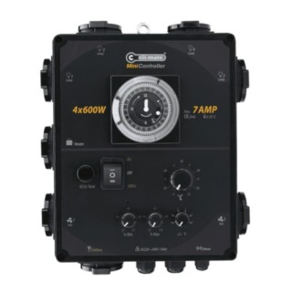 Cli-Mate Mini Controller 7A 4x600W chauffage humidité analogue | Contrôle Climatique