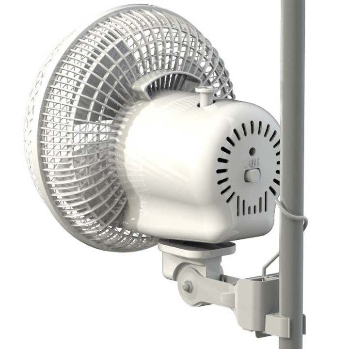 Monkey Fan Oscillant emballage fixations trois diamètres tubes | Ventilateur