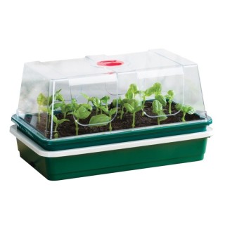 Mini Serre Garland Chauffante 38.5x24x20 chauffage 8W ventilation | Boutures / Germination