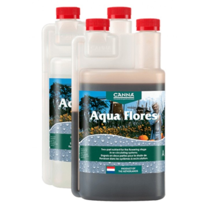 Canna Aqua Flores A+B 2x1l nutriments phase générative floraison | Canna