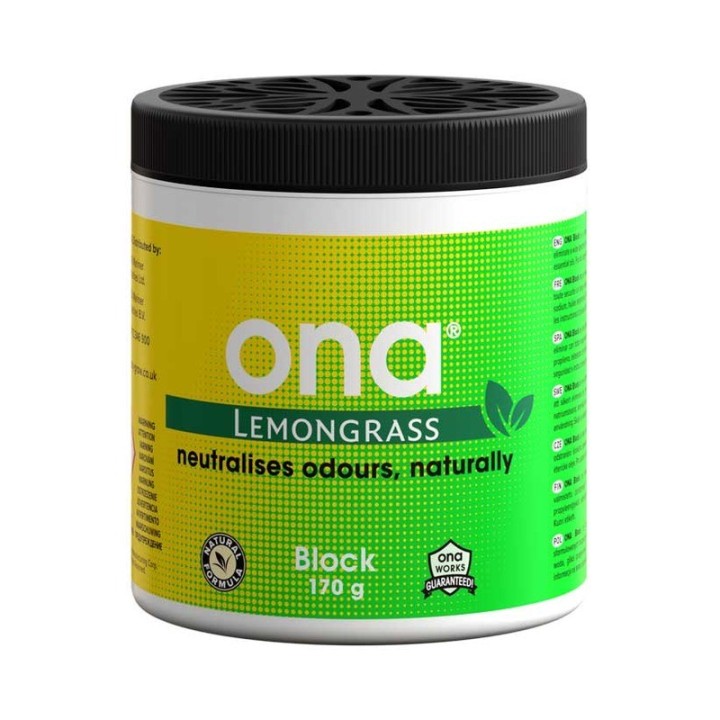Ona Block Lemongrass 170 g  1 - ONA Neutraliseur d'Odeur