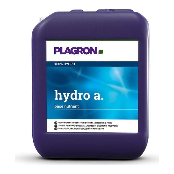 Plagron Hydro A+B 2x5l Verpackung Etikett Dosierung Profi | Plagron