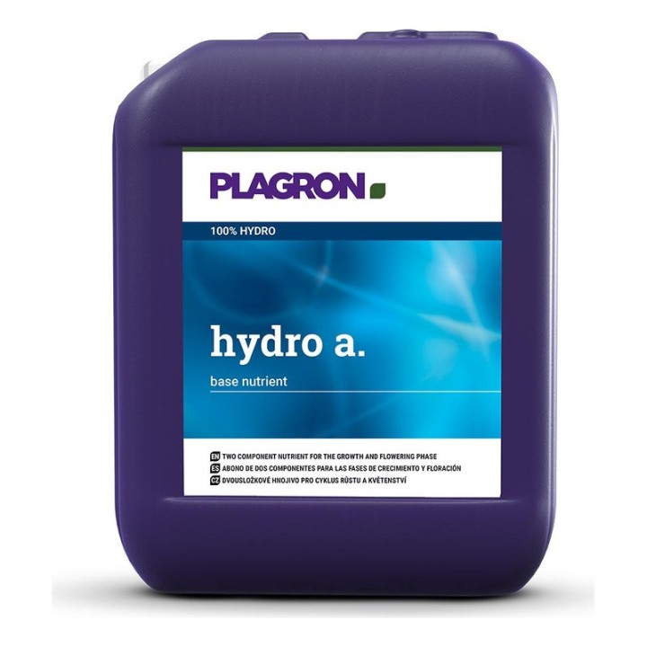 Plagron Hydro A+B 2x10l Verpackung Etikett Großformat Detail | Plagron